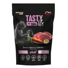 BIOFEED Tasty dog life junior cielęcina 90% saszetka 500g