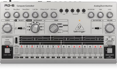 Behringer RD-6-SR Maszyna perkusyjna - srebrny