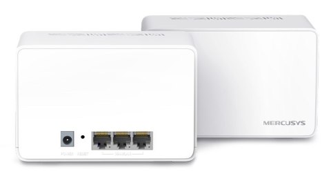 Mercusys Halo H80X (2-pack) Dual-band (2.4 GHz/5 GHz) Wi-Fi 6 (802.11ax) Biały 3 Wewnętrzny