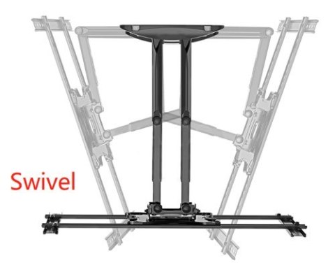 GEMBIRD UCHWYT ŚCIENNY REGULOWANY LCD 40"-80" VESA MAX 600 X 400MM, DO 50KG