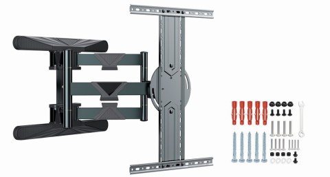 GEMBIRD UCHWYT ŚCIENNY REGULOWANY LCD 40"-80" VESA MAX 600 X 400MM, DO 50KG