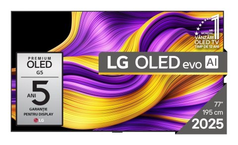 Telewizor LG OLED77G51LW OLED EVO 77'' 4K Ultra HD 165Hz WebOS Dolby Atmos Czarny
