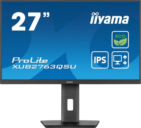 Monitor IIYAMA 68.6cm (27") XUB2763QSU-B1 16:9 HDMI+DP+USB IPS Lift