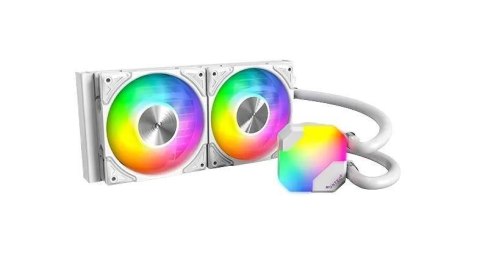 Chłodzenie wodne Montech Hyper Flow ARGB AIO, biały - 240 mm