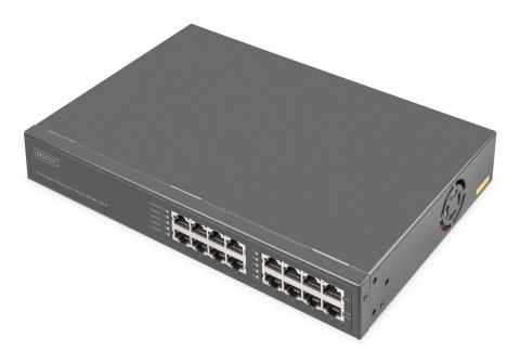 Digitus Injektor 8-portowy Gigabit Ethernet PoE+, 802.3bt, 250 W