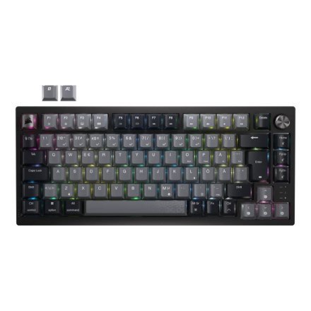 Klawiatura Corsair K65 PLUS | Mechaniczna klawiatura do gier | Bezprzewodowy | Język nordycki | USB typu A | CORSAIR MLX Czerwon