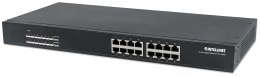 Switch Gigabit 16x 1000Mbps RJ45 PoE/PoE+ 220W Rack 19