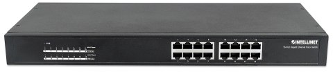Switch Gigabit 16x 1000Mbps RJ45 PoE/PoE+ 220W Rack 19