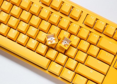 Ducky One 3 klawiatura Gaming USB QWERTY Angielski Żółty