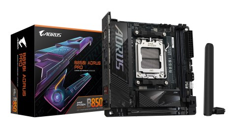 GIGABYTE B850I AORUS PRO płyta główna AMD B850 Gniazdo AM5 mini ITX
