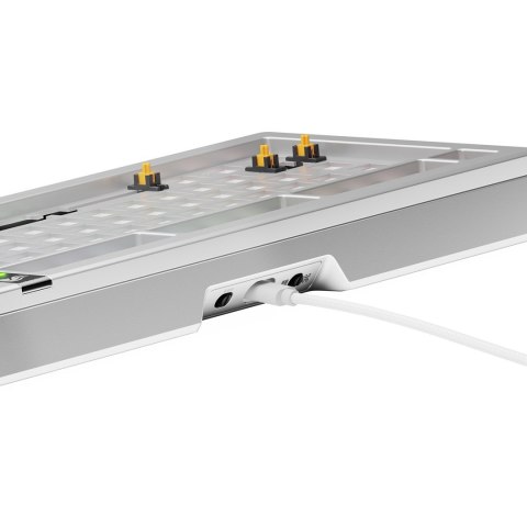 Klawiatura do gier Glorious GMMK 3 Pro 75% Custom Gaming-Tastatur - Barebone, ANSI-Layout, srebrna