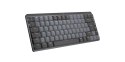 Logitech 920-010780 klawiatura Biuro RF Wireless + Bluetooth QWERTY Amerykański międzynarodowy Grafitowy, Szary