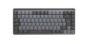 Logitech 920-010780 klawiatura Biuro RF Wireless + Bluetooth QWERTY Amerykański międzynarodowy Grafitowy, Szary
