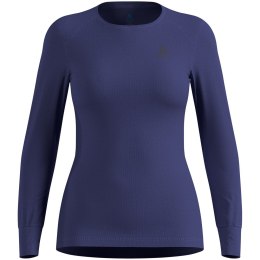 Bielizna termoaktywna z długim rękawem Odlo BL TOP crew neck s/s ACTIVE WARM roz. M Niebieska