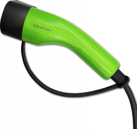 Qoltec Mobilna ładowarka do samochodu elektrycznego EV z regulacją 2w1 Typ2 11kW 400V 5 PIN CEE LCD Przenośna Wallbox 5m