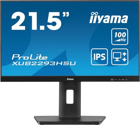 Iiyama Display 22 XUB2293HSU-B7 IPS - Płaski Ekran - 54.6 cm