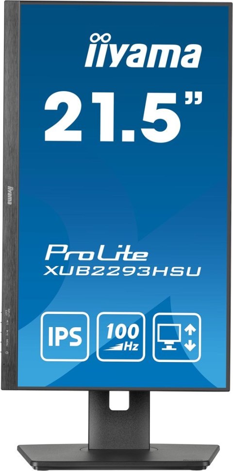 Iiyama Display 22 XUB2293HSU-B7 IPS - Płaski Ekran - 54.6 cm