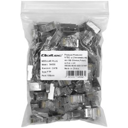 QOLTEC WTYK ZŁĄCZE MODULARNE RJ45 | CAT6 | FTP | 100SZT