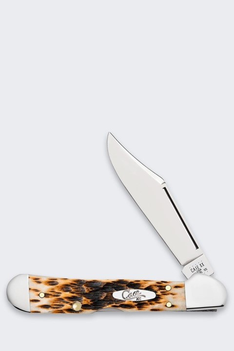 Nóż Case Mini Copperlock SS Amber Bone