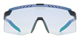 Okulary rowerowe Uvex Pace Stage S V black matt/mirror blue
