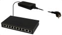 PULSAR SG108 łącza sieciowe Gigabit Ethernet (10/100/1000) Obsługa PoE Czarny
