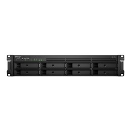 Synology RackStation RS1221+ serwer danych NAS Rack (2U) Ryzen Embedded V1500B 4 GB DDR4 0 TB DiskStation Manager Czarny