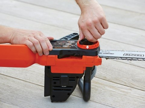 Black & Decker GKC3630L20 piła łańcuchowa Czarny, Pomarańczowy