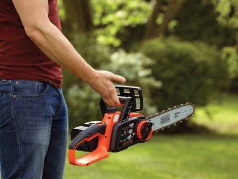 Black & Decker GKC3630L20 piła łańcuchowa Czarny, Pomarańczowy