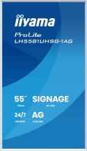 Monitor IIYAMA 139.0cm(55") LH5581UHSG-1AG 16:9 2xHDMI+USB-C