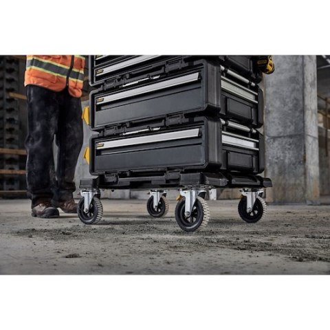 DeWALT DWST60510-1 pudełko na narzędzia Przybornik Metal, Plastik Czarny, Stal nierdzewna, Żółty