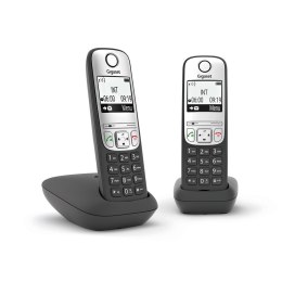 Telefon bezprzewodowy DECT Gigaset A690 Duo czarny