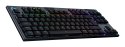 Logitech G G915 X Lightspeed klawiatura Gaming USB + RF Wireless + Bluetooth QWERTY Amerykański międzynarodowy Czarny