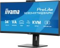 Monitor IIYAMA 86,4cm (34") XCB3497WQSNPH-B1 21:9 HDMI+DP+USB-C Webc
