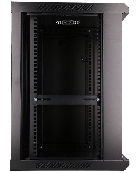 Extralink Szafa rack 12U 600x450 Czarna montowana na ścianie
