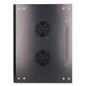 Extralink Szafa rack 12U 600x450 Czarna montowana na ścianie