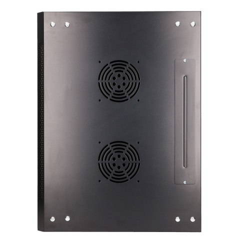 Extralink Szafa rack 12U 600x450 Czarna montowana na ścianie