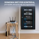 Extralink Szafa rack 12U 600x450 Czarna montowana na ścianie