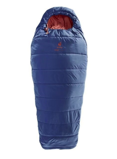 Śpiwór dziecięcy Deuter Starlight SQ (130-170 cm) - nightblue/redwood