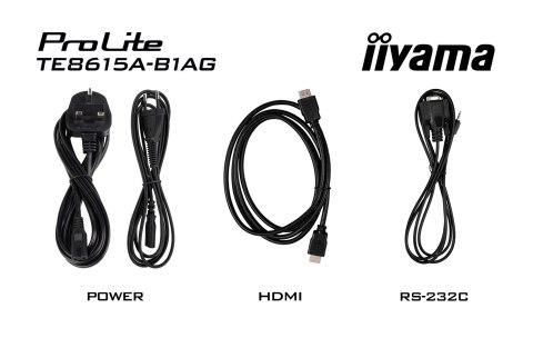 IIYAMA Monitor 217.4cm(86") TE8615A-B1AG 16:9 M-Touch 2xHDMI+2xUSB-C