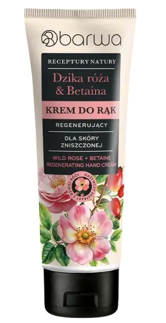 Krem do rąk dzika róża & betaina regenerujący 100ml BARWA RECEPTURY NATURY