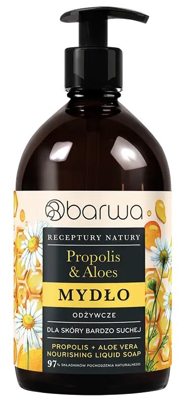 Mydło w płynie propolis & aloes odżywcze 480ml BARWA RECEPTURY NATURY