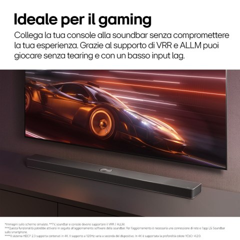 Soundbar LG S95TR 9.1.5 kan. 810W Bluetooth 5.1 Dolby Atmos Czarny