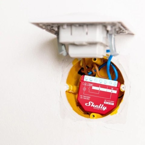 Shelly Qubino Wave 1PM - 1-kanałowy przekaźnik dopuszkowy/sterownik Z-Wave 230 V z pomiarem mocy