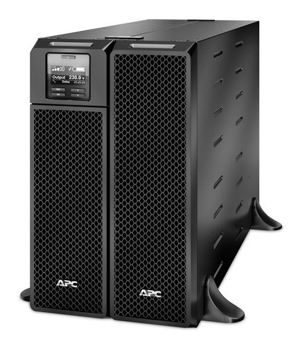 UPS APC SRT5KXLI (5000VA) 230V, 6x C13+4x C19 IEC outlets, Network Card+SmartSlot, Extended runtime, W/O rail kit