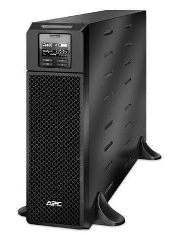 UPS APC SRT5KXLI (5000VA) 230V, 6x C13+4x C19 IEC outlets, Network Card+SmartSlot, Extended runtime, W/O rail kit