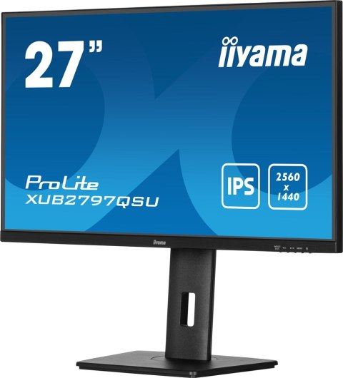 Monitor 27" iiyama ProLite XUB2797QSU-B2 - Płaski ekran - 68,6 cm
