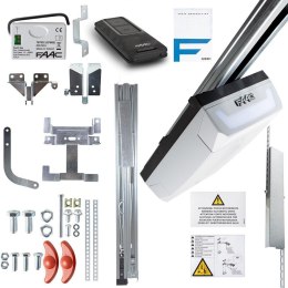 Zestaw FAAC D700HS FDS do bram garażowych z 3m szyną dwuczęściową kewlarową