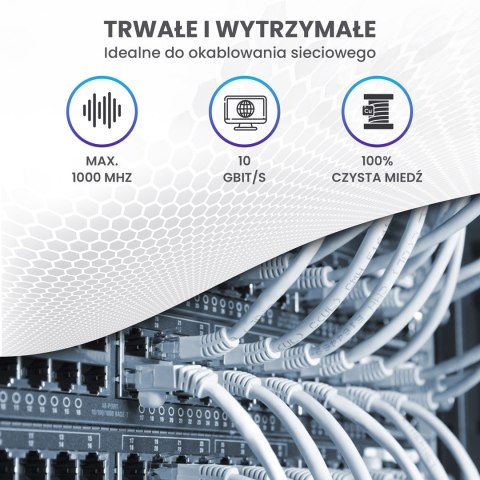 Extralink Kabel sieciowy skrętka CAT6A FTP (F/FTP) V2 Wewnętrzny 500M LSZH