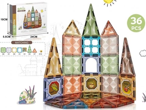 Klocki magnetyczne 36el