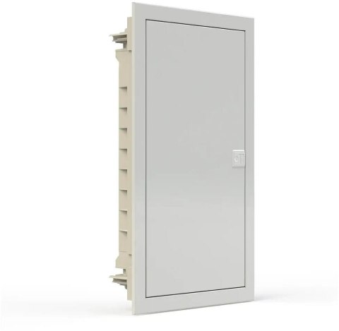 Plastikowa obudowa instalacyjna z drzwiami metalowymi, podtynkowa, IP40, 3 rzędy, 36 modułów Noark PMF 36 107103